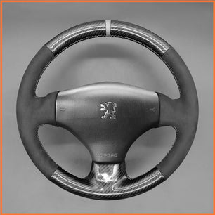 MEWANT steering wheel cover for Peugeot 206 2001-2009 / 206 CC 2001-2007 / 206 SW 2002-2007