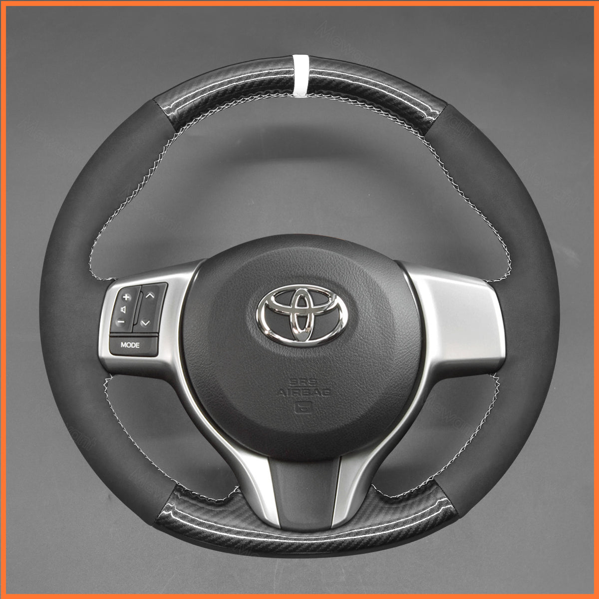 MEWANT Lenkradbezug für Toyota Yaris 2011-2020 / Verso S 2010-2017 / Vitz 2011-2019 / Ractis 2010-2016