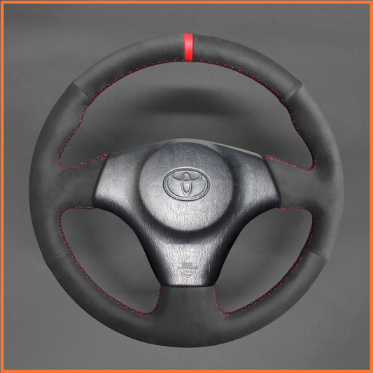 MEWANT Lenkradbezug für Toyota RAV4 1998-2003 / Celica 1999-2006 / Matrix 2002-2008 / MR2 1999-2007/ Supra 1996-2002 / Voltz 2002-2004 / Caldina 1997-2002 / MR-S 1999-2007 / Corolla (US) 2003-2008