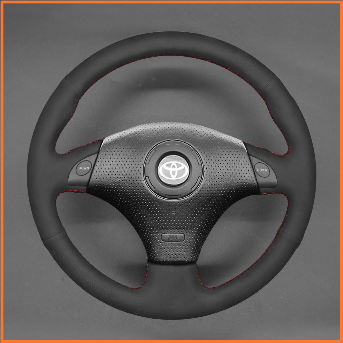 MEWANT Lenkradbezug für Toyota RAV4 1998-2003 / Celica 1999-2006 / MR2 1999-2007 / MR-S 1999-2007 / Supra 1996-2002 / Caldina 1997-2002