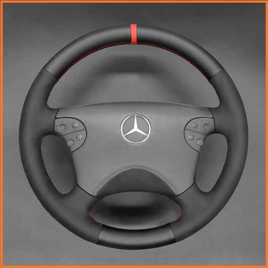 MEWANT steering wheel cover for Benz CLK-Class W208 C208 E-Class W210 G-Class W463