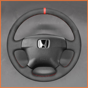 MEWANT Steering Wheel Cover for Honda Civic 2001-2003 / Odyssey 2002-2004 / Stream 2000-2004