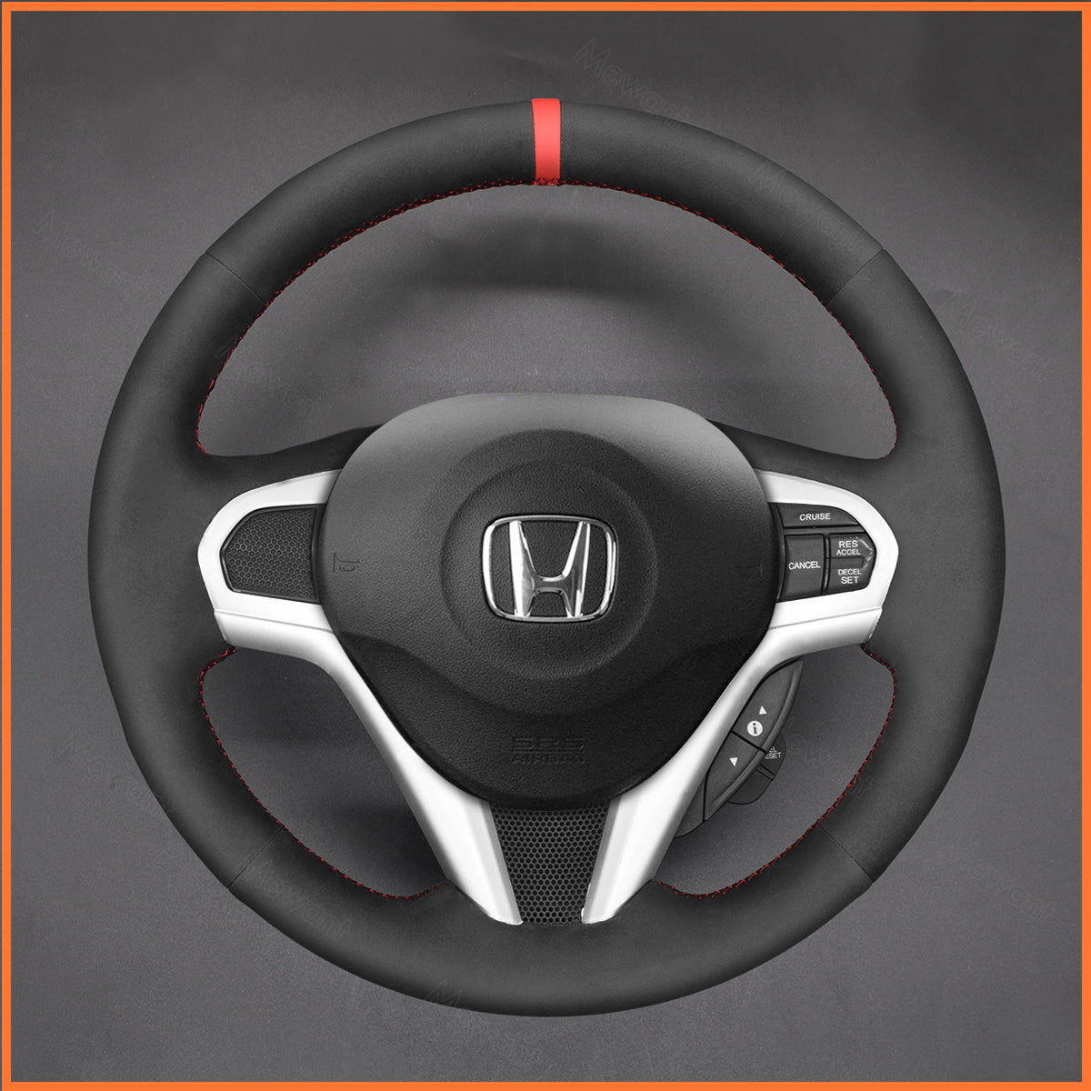 MEWANT Steering Wheel Cover for Honda CR-Z CRZ 2010-2015