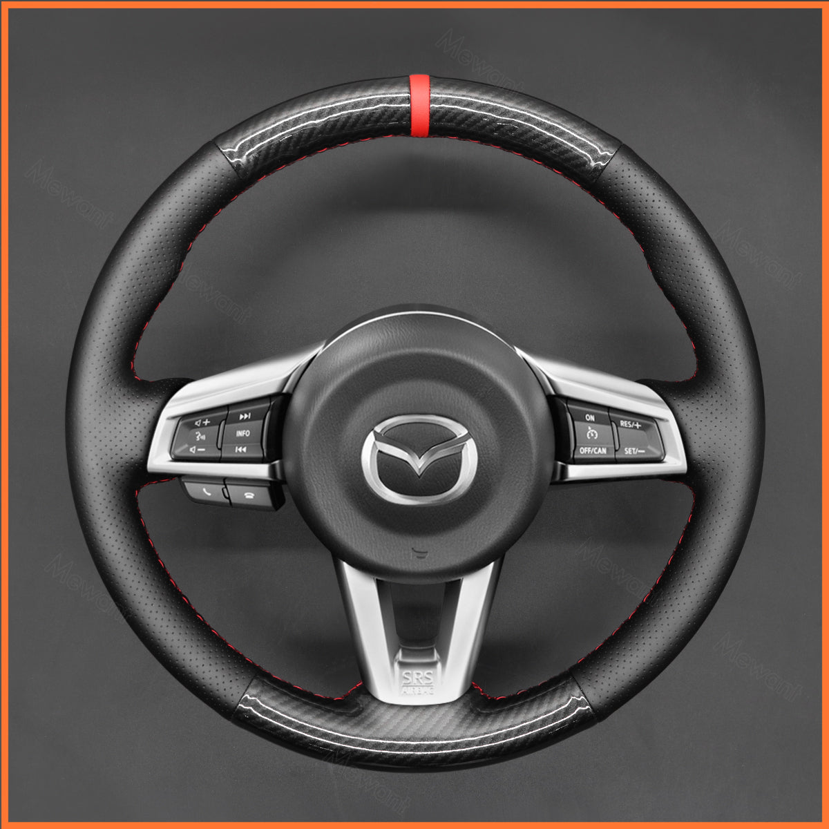 MEWANT Lenkradbezug für Mazda MX-5 2016-2023