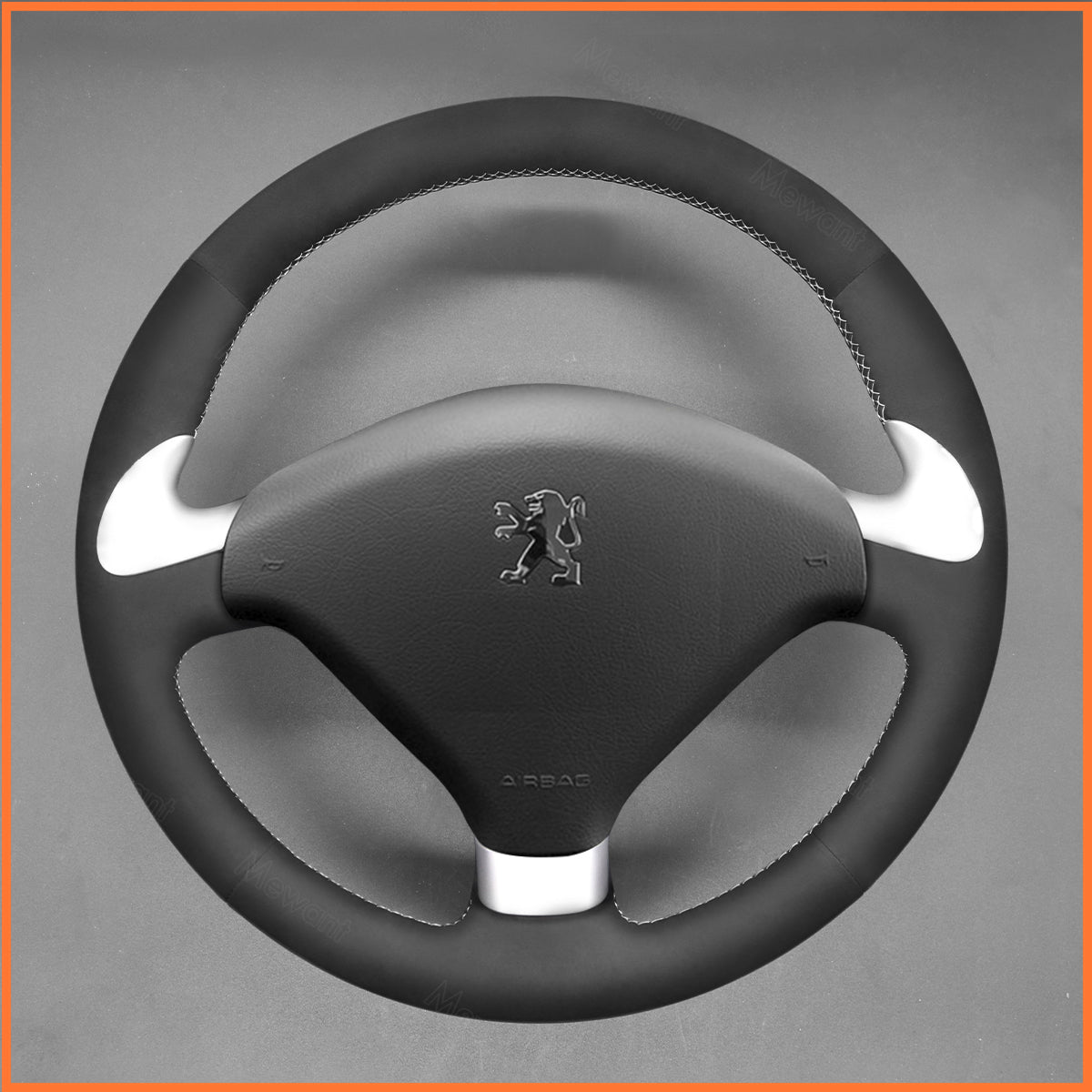 MEWANT steering wheel cover for Peugeot 307 CC 2004-2008 / 307 (Sport) 2006-2007
