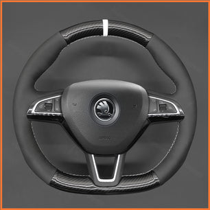 MEWANT Lenkradbezug für Skoda Octavia Fabia Kodiaq Citigo Superb Scala 2016-2019