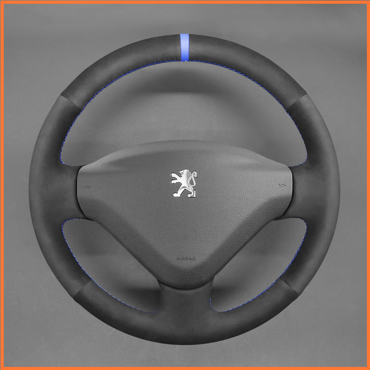 MEWANT steering wheel cover for Peugeot 206 207 CC 207 SW Expert Partner