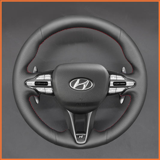 MEWANT Lenkradbezug für Hyundai Elantra (N Line) 2021-2024 / Elantra N 2022-2023 / Kona N 2022-2023 / Veloster N 2019-2022