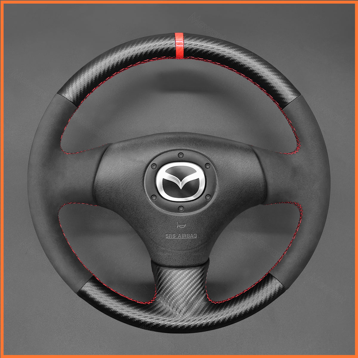 MEWANT Lenkradbezug für Mazda MX-5 MX5 Miata NB 1999-2005  / Protege5 2002-2003