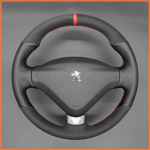 MEWANT steering wheel cover for Peugeot 207 2010-2012 / 207 CC 2007-2015 / 207 SW 2011-2013