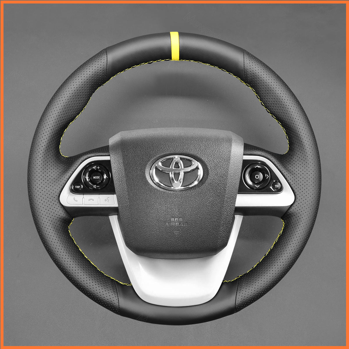 MEWANT Lenkradbezug für Toyota Prius IV(XW50) 2015-2023 / Mirai 2016-2019