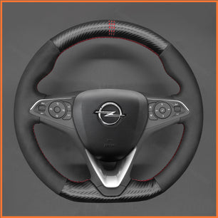 MEWANT Lenkradbezug für Opel Astra (K) 2015-2020 / Combo 2018-2020 /  Corsa (E|F)  / Grandland X 2017-2020