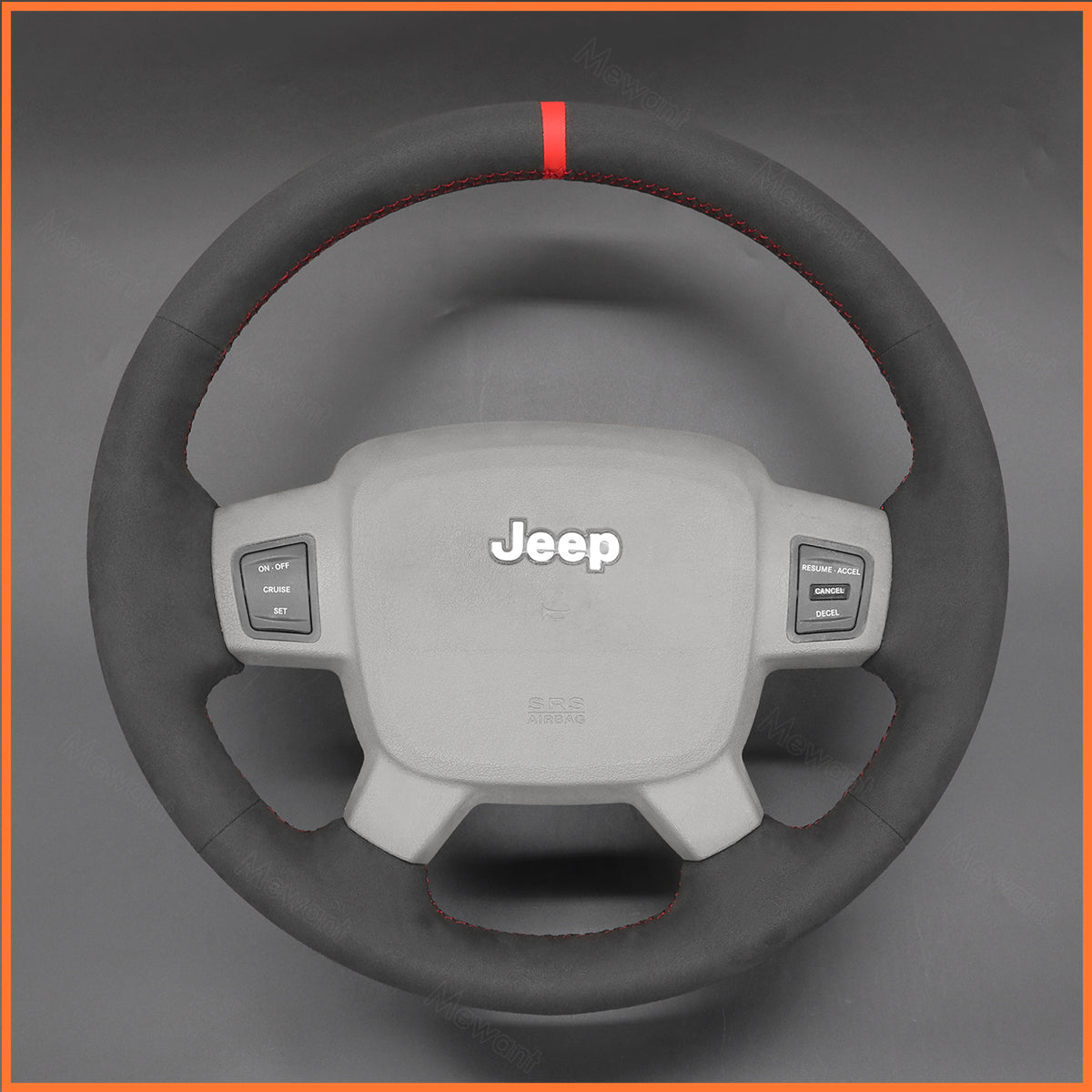 MEWANT Lenkradbezug für Jeep Commander (XK) 2006-2007 / Grand Cherokee III(WK) 2005-2008