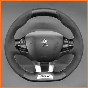 MEWANT Lenkradbezug für Peugeot 208 (GTi/GT Line/GT) / 308 (GT/GTi/GT Line)  / 308 SW (GT/GT Line)  / (GT Line)