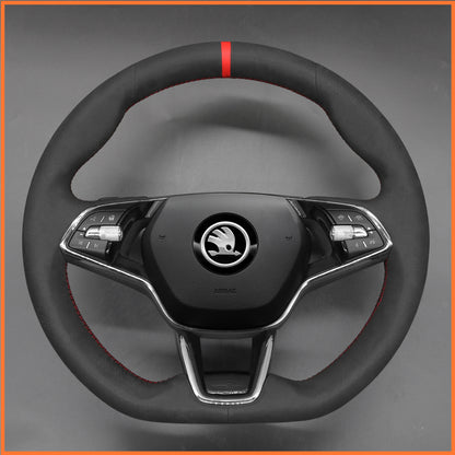 MEWANT Lenkradbezug für Skoda Octavia VRS RS 2021-2023 / Skoda Fabia 2021-2023