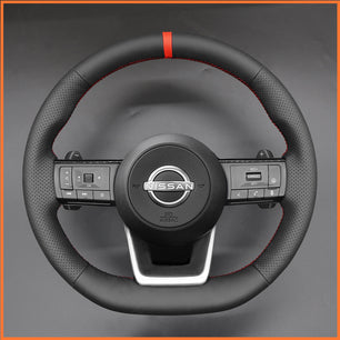 MEWANT Lenkradbezug für Nissan Qashqai III(J12) 2021-2024 / X-Trail IV(T33) 2021-2024 / Pathfinder IV(R53) 2023-2024