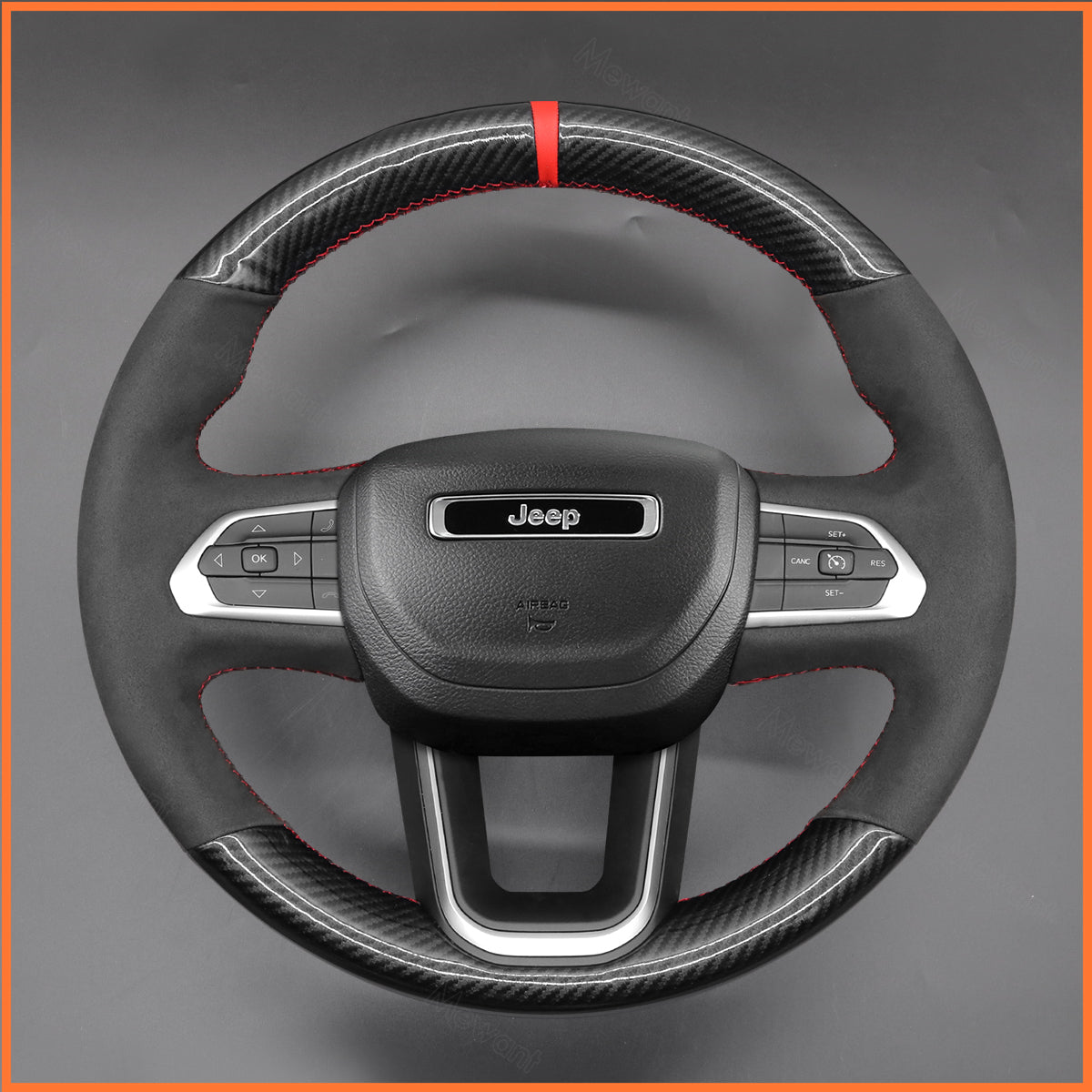 MEWANT Lenkradbezug für Jeep Compass II(MP) 2021-2023