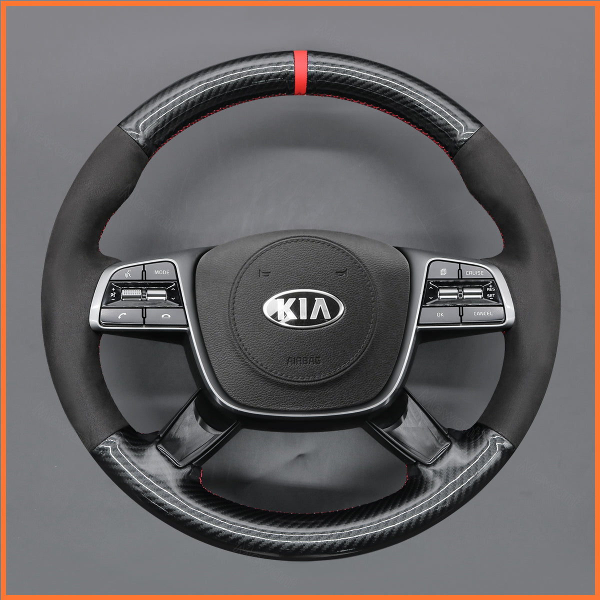 MEWANT Lenkradbezug für Kia Telluride 2020-2025 Kia Sorento 2019-2020