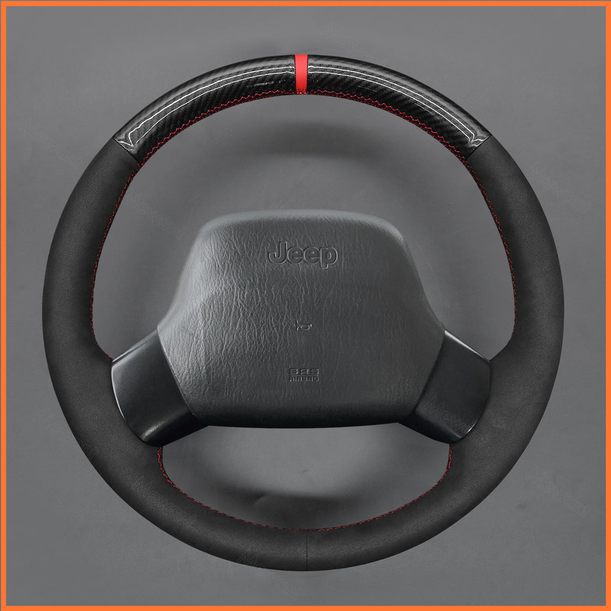 MEWANT Lenkradbezug für Jeep Wrangler TJ Cherokee XJ 1997-2002